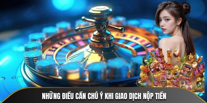 Những điều cần chú ý khi giao dịch nộp tiền